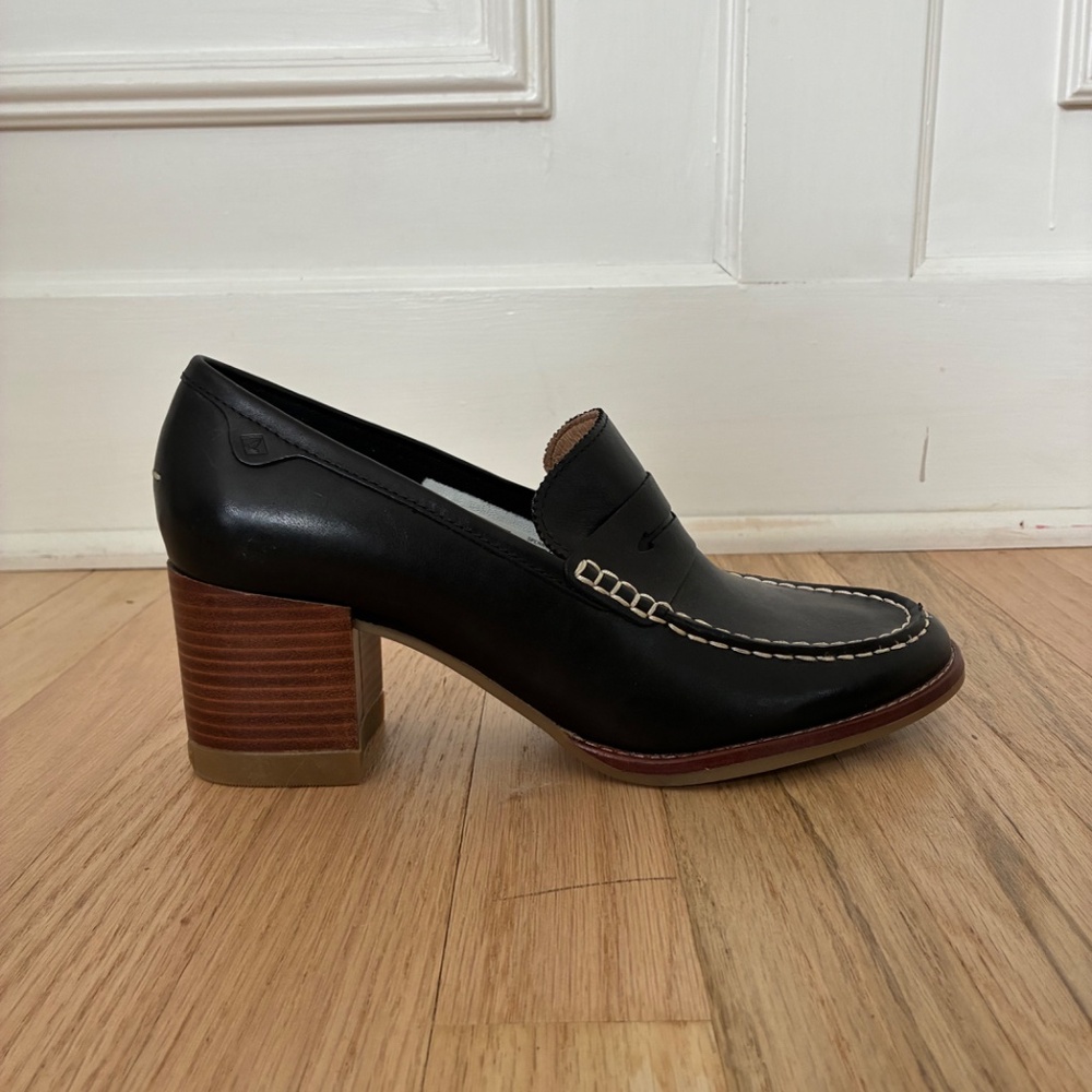 Women's Sperry Chunky Heel Loafer Size 9 - Picture 7 of 8